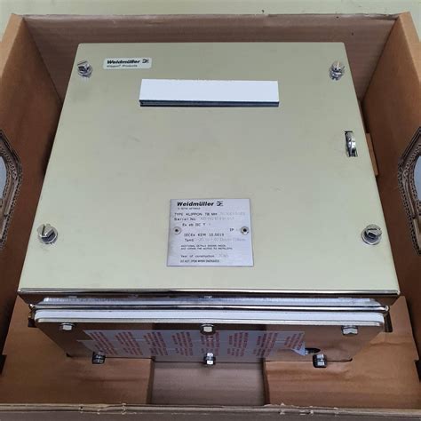 weidmuller stainless steel junction box|lockable junction box.